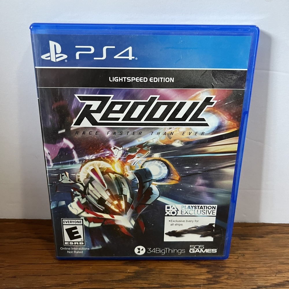 Redout: Lightspeed Edition (Sony Playstation 4 PS4) 2017